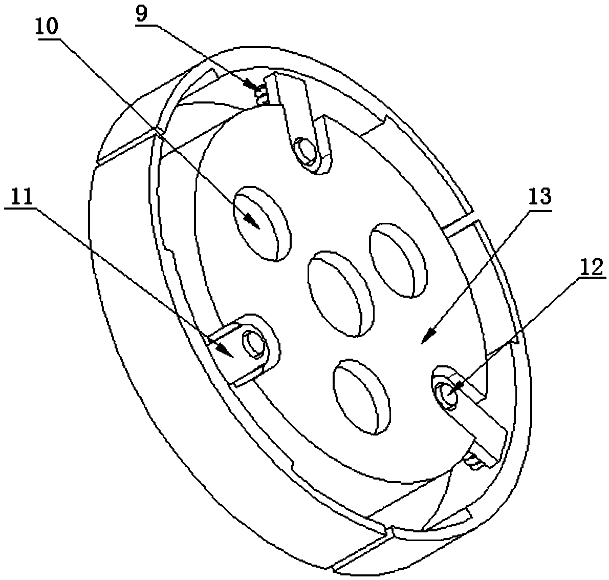 An escape device for manned rocket based on aerodynamic force and its working method