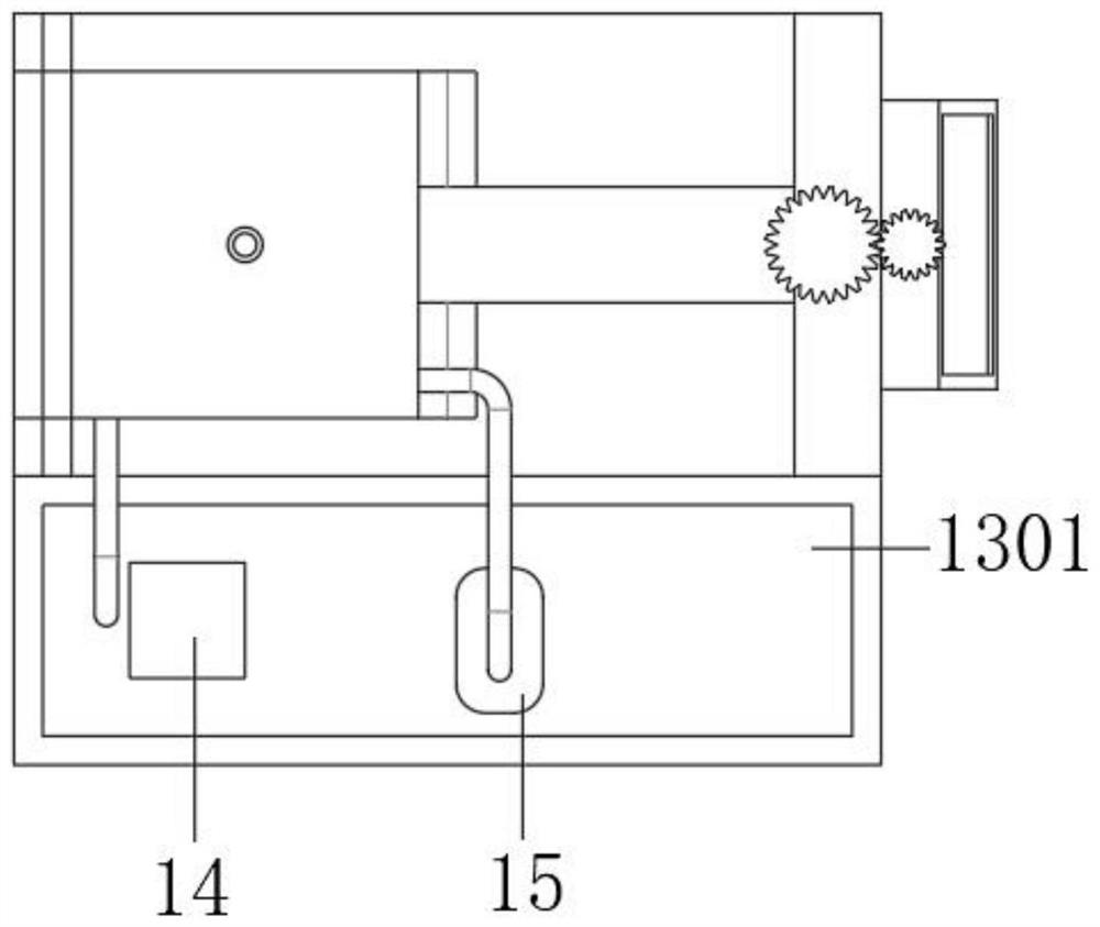 Building steel formwork adapting to high vibration load