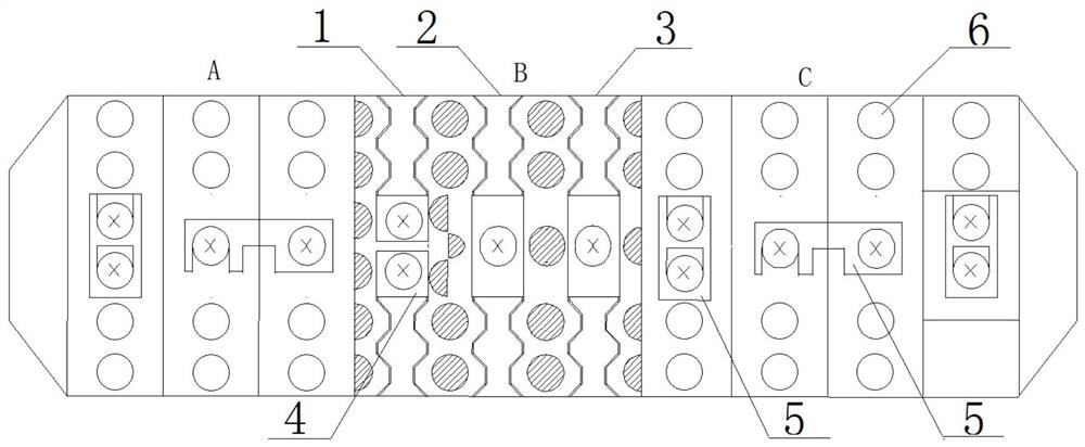 Lead plug-in type junction box and installation method