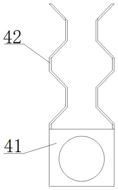 Lead plug-in type junction box and installation method