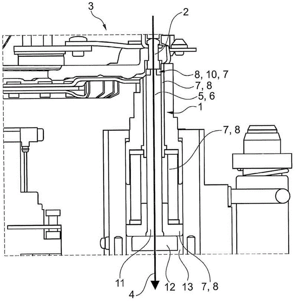 Ceramic riveting die with conductive core