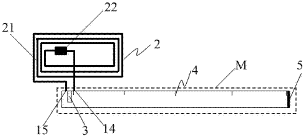 Electronic tag combining time-temperature indicator and radio frequency identification