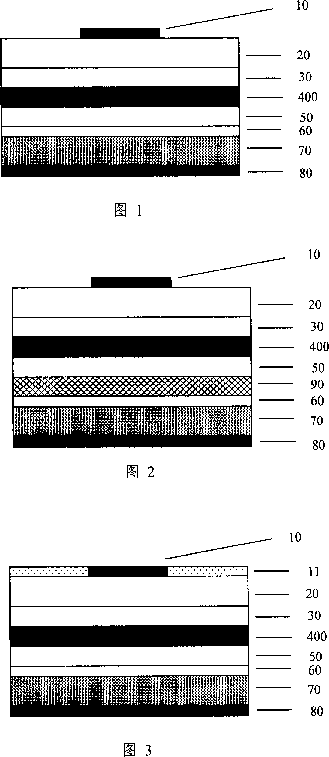 LED with the current transfer penetration-enhanced window layer structure