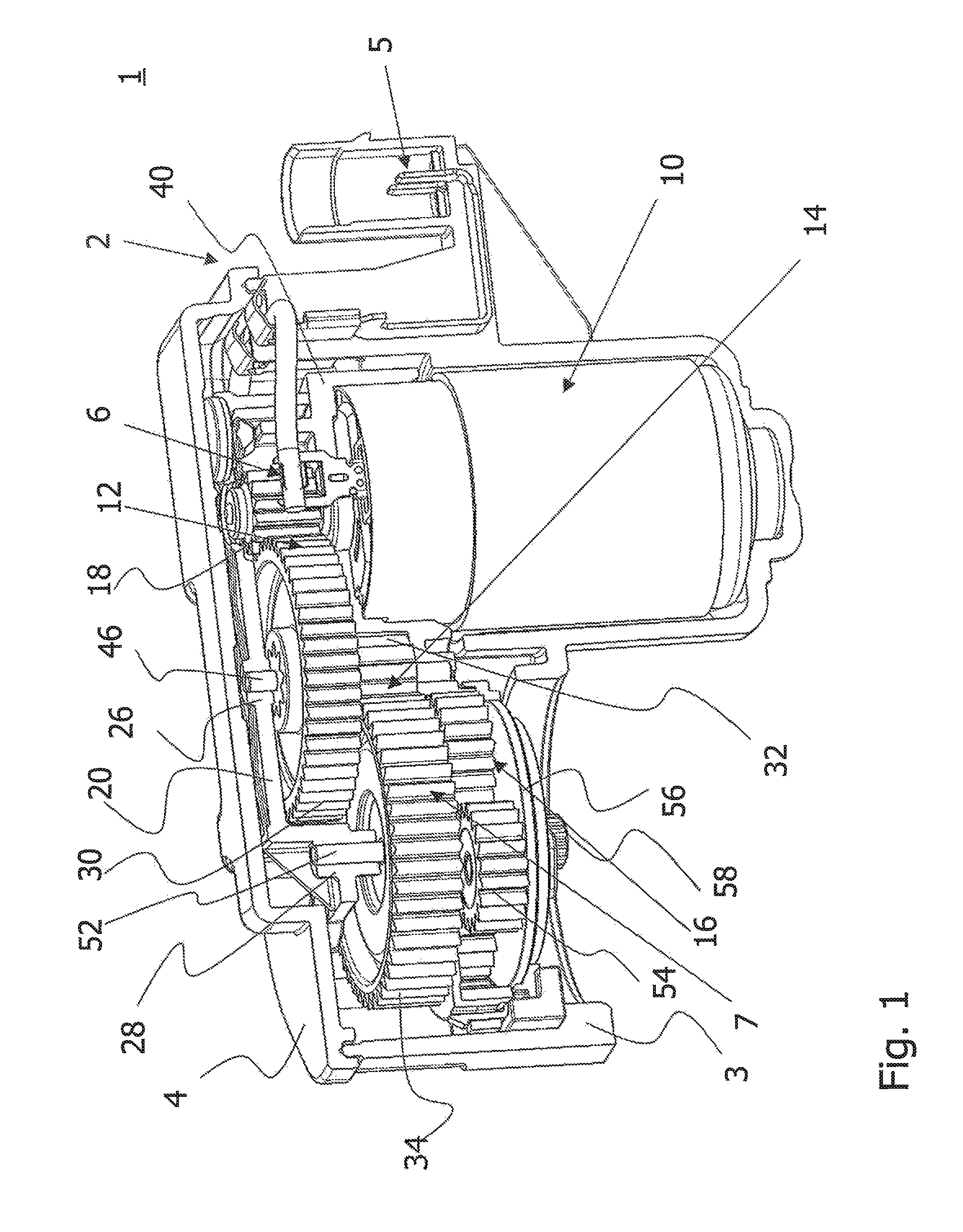 Sub-assembly for an electromechanical brake actuator