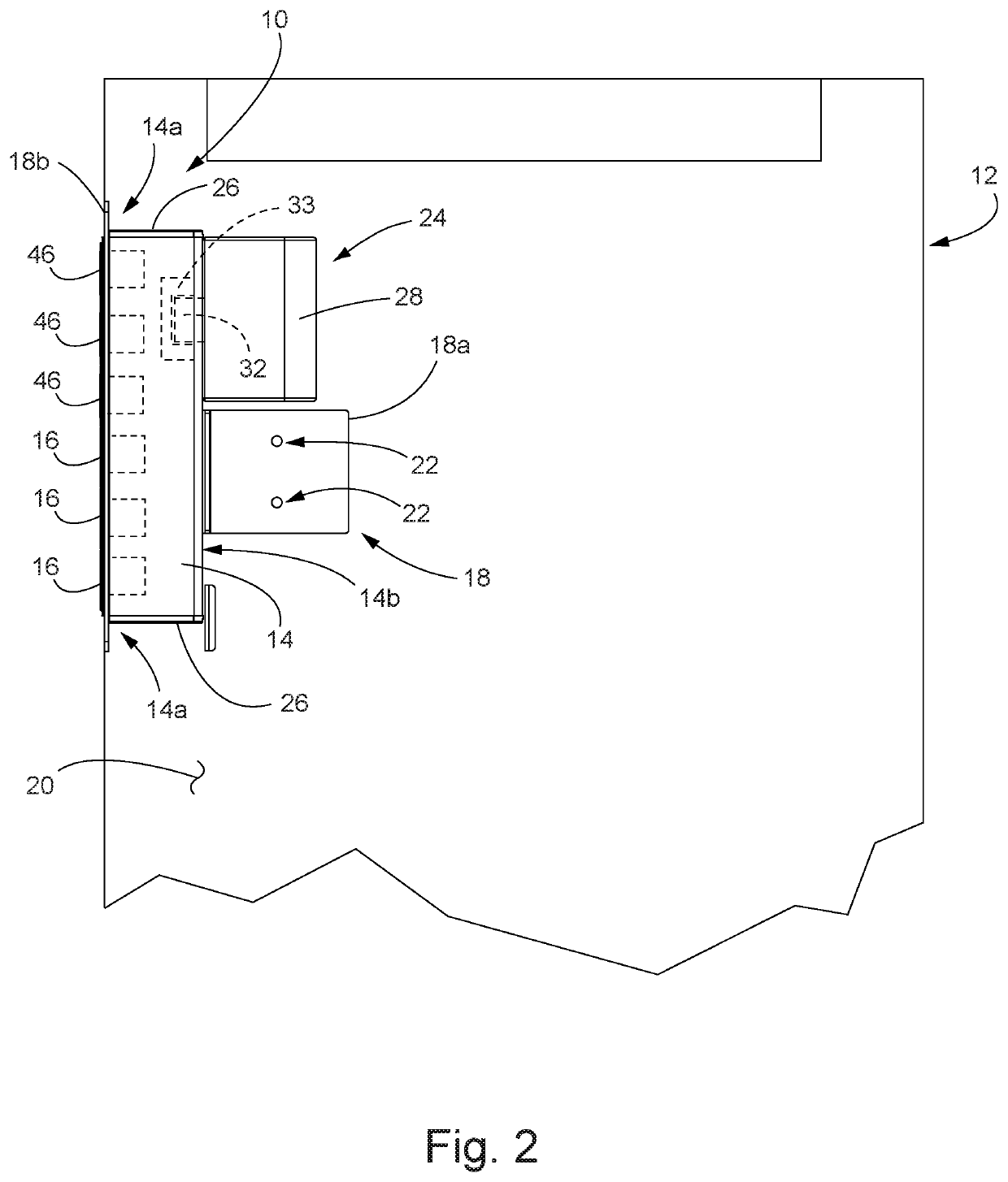 Furniture-mounted charging station