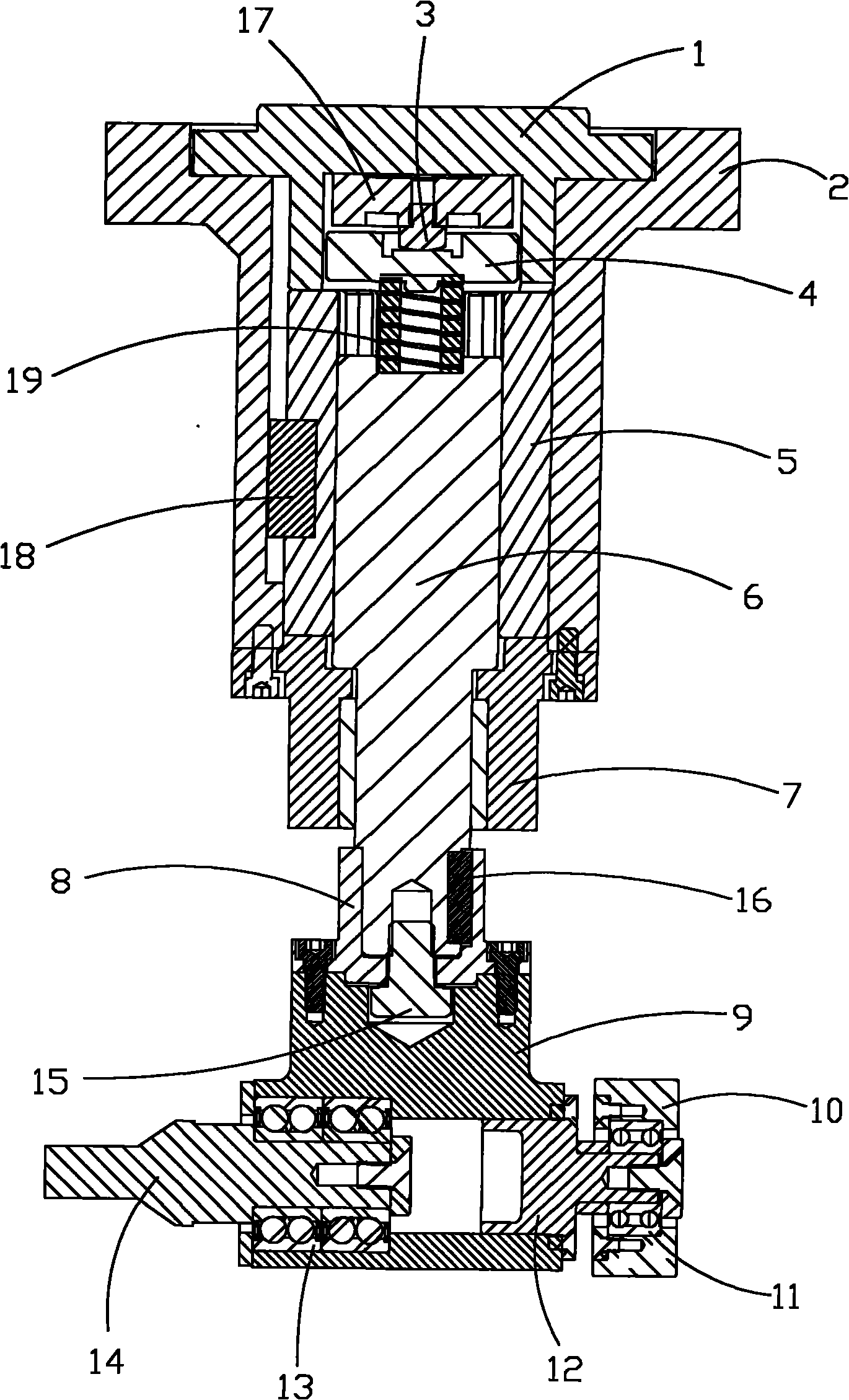 Elastic knurling tool of robot