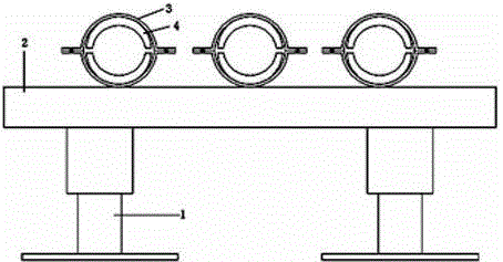 Cable bearer used for cable channel