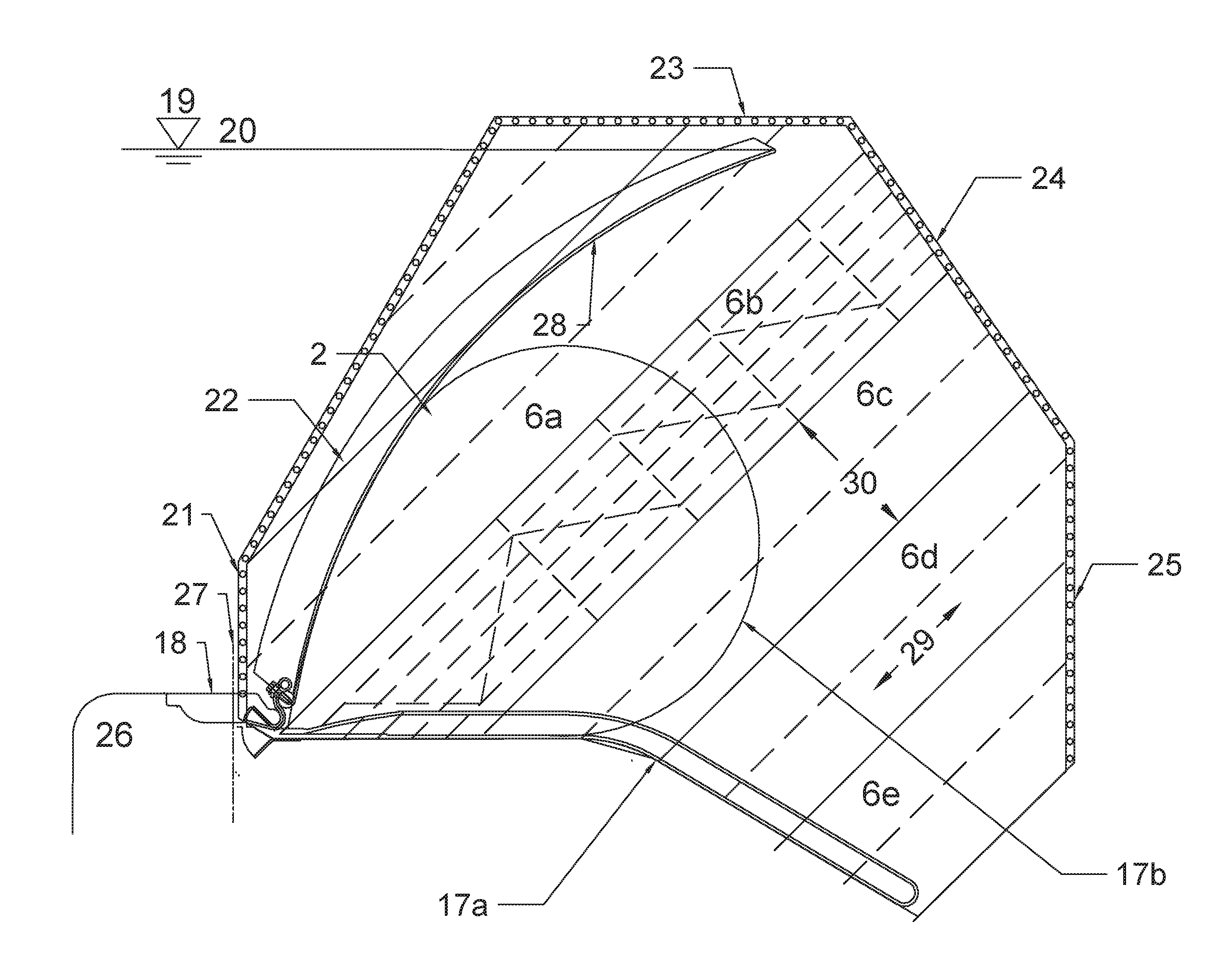 Abutment Plate for Water Control Gate