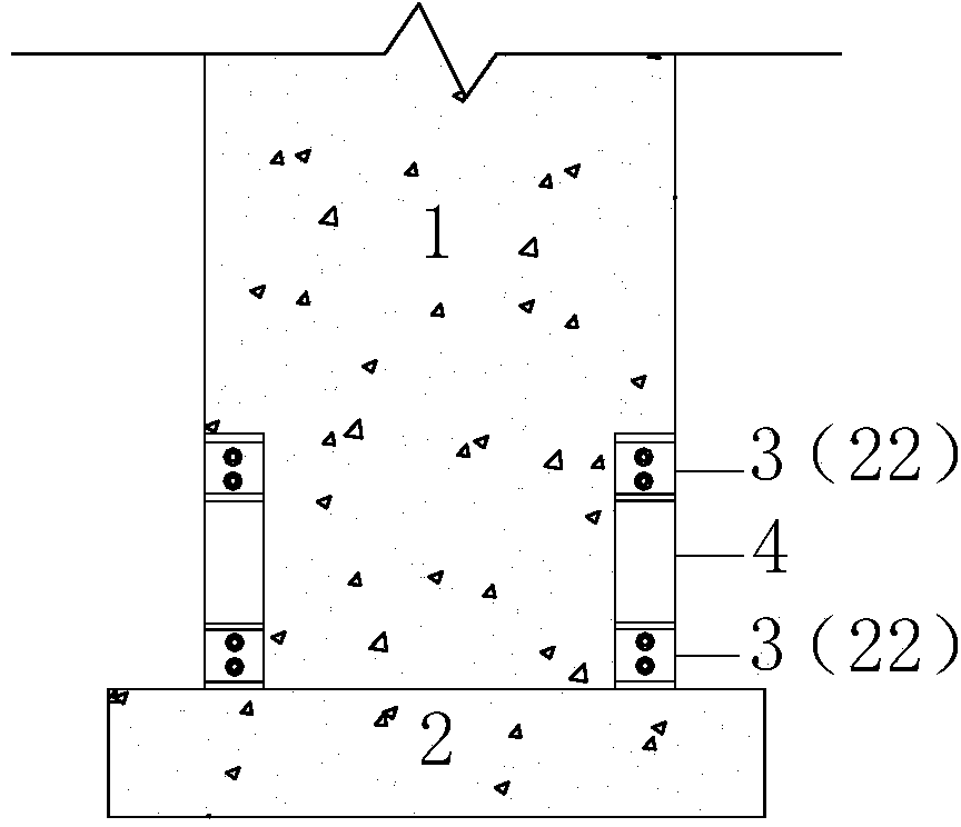 Shear wall corner replaceable energy dissipation component and energy dissipation structure