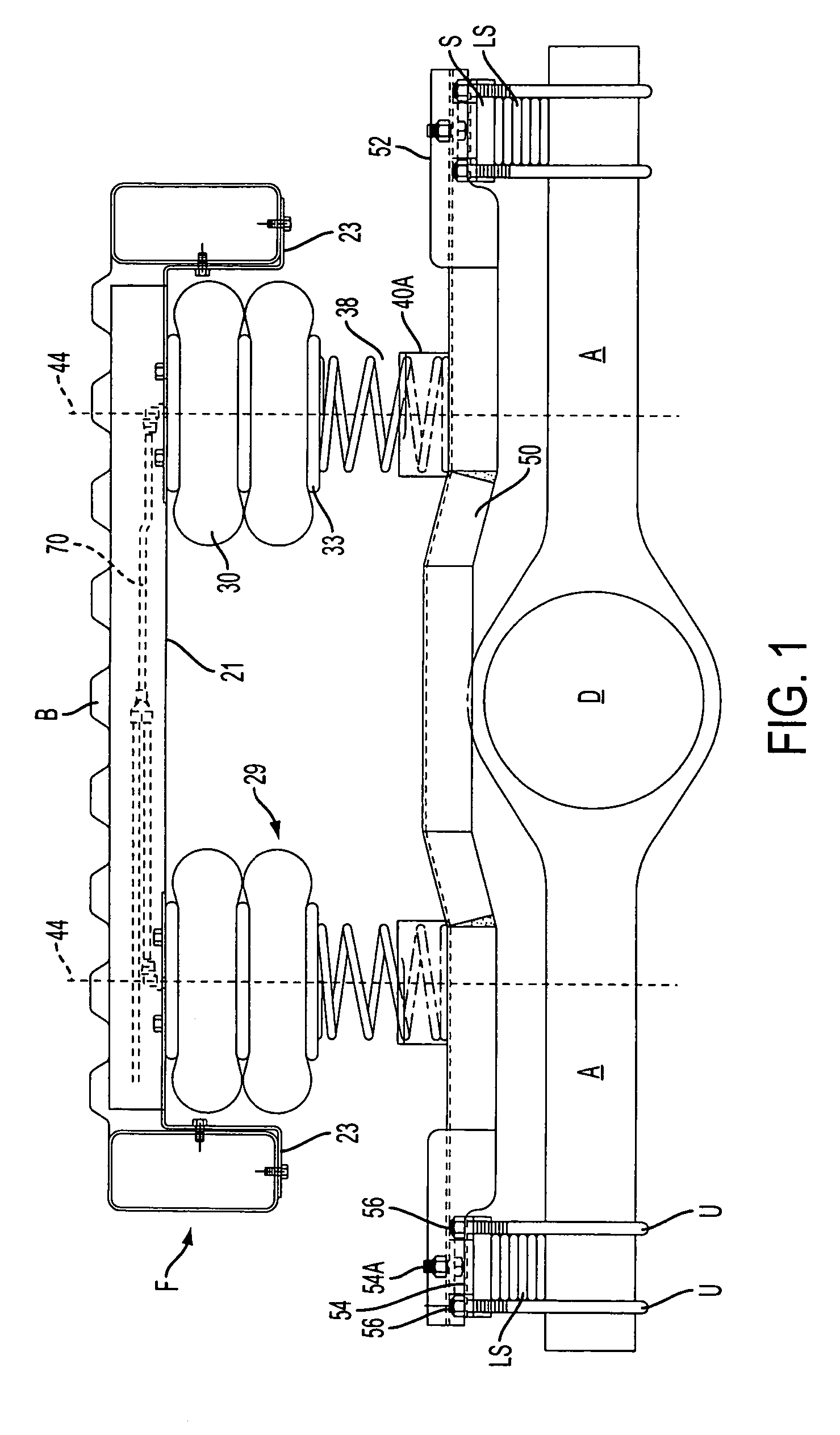 Air spring/coil spring combination suspension system