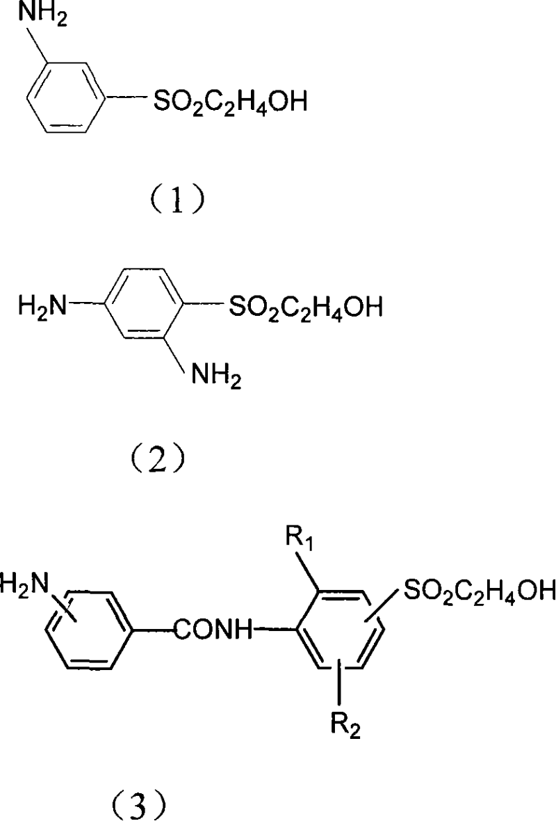 Preparation method of aniline derivative containing 2-hydroxyethylsulfonyl