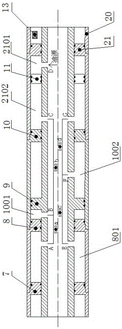 Novel active hydraulic control packer