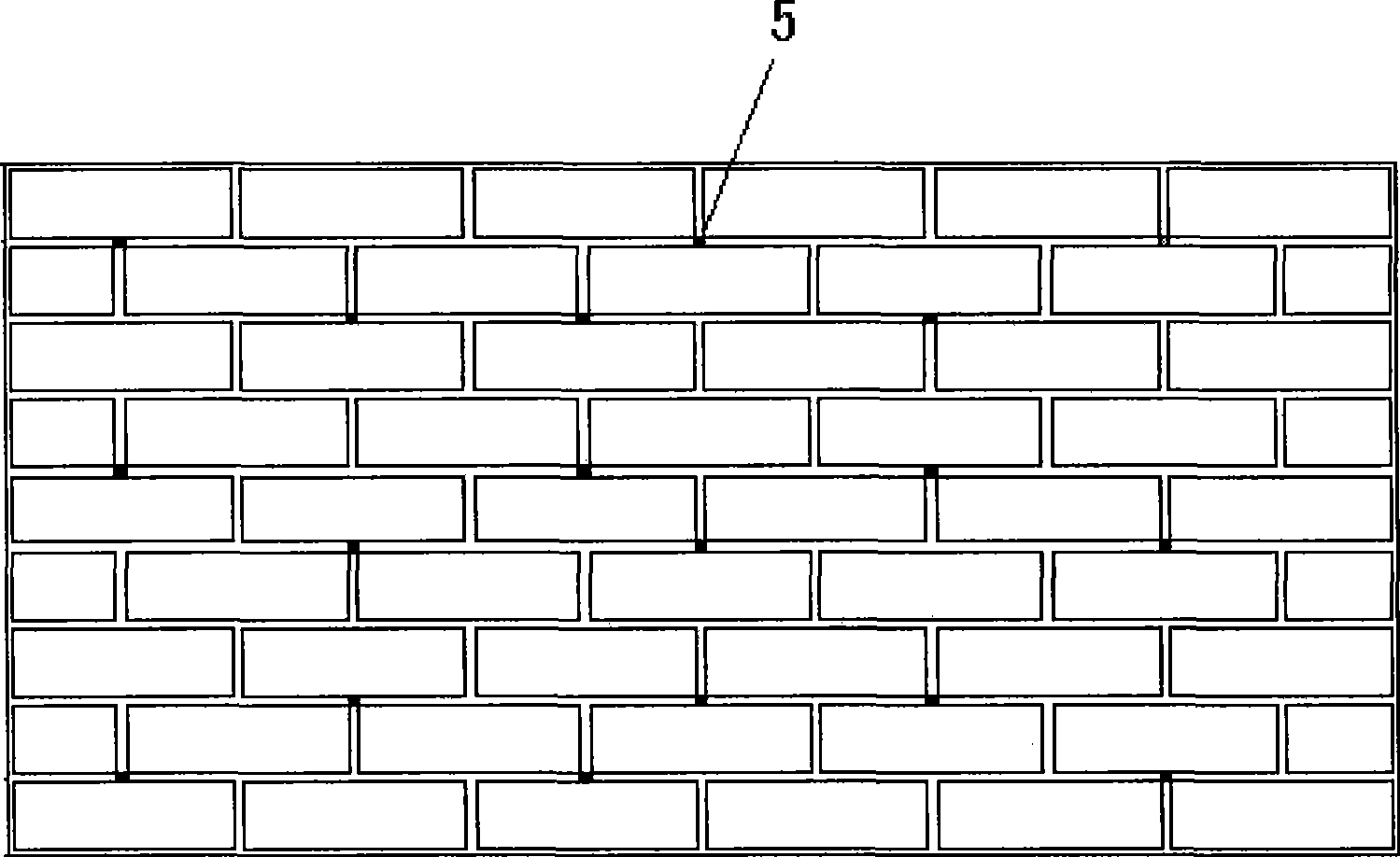 External wall heat-preserving decoration wall and its construction process