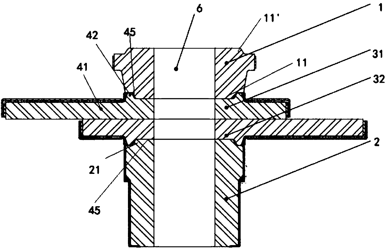 Slide-plate-method slag-stopping tapping slide plate brick for converter