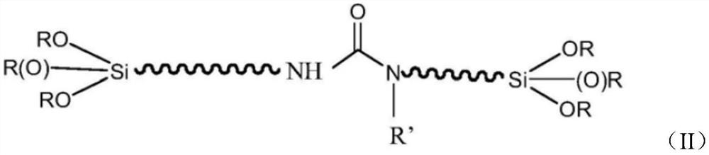 Transparent two-component silane-modified polyether sealant and preparation method thereof