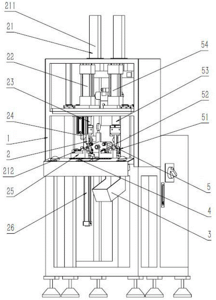 Pressing and disassembling device for engine gudgeon pins