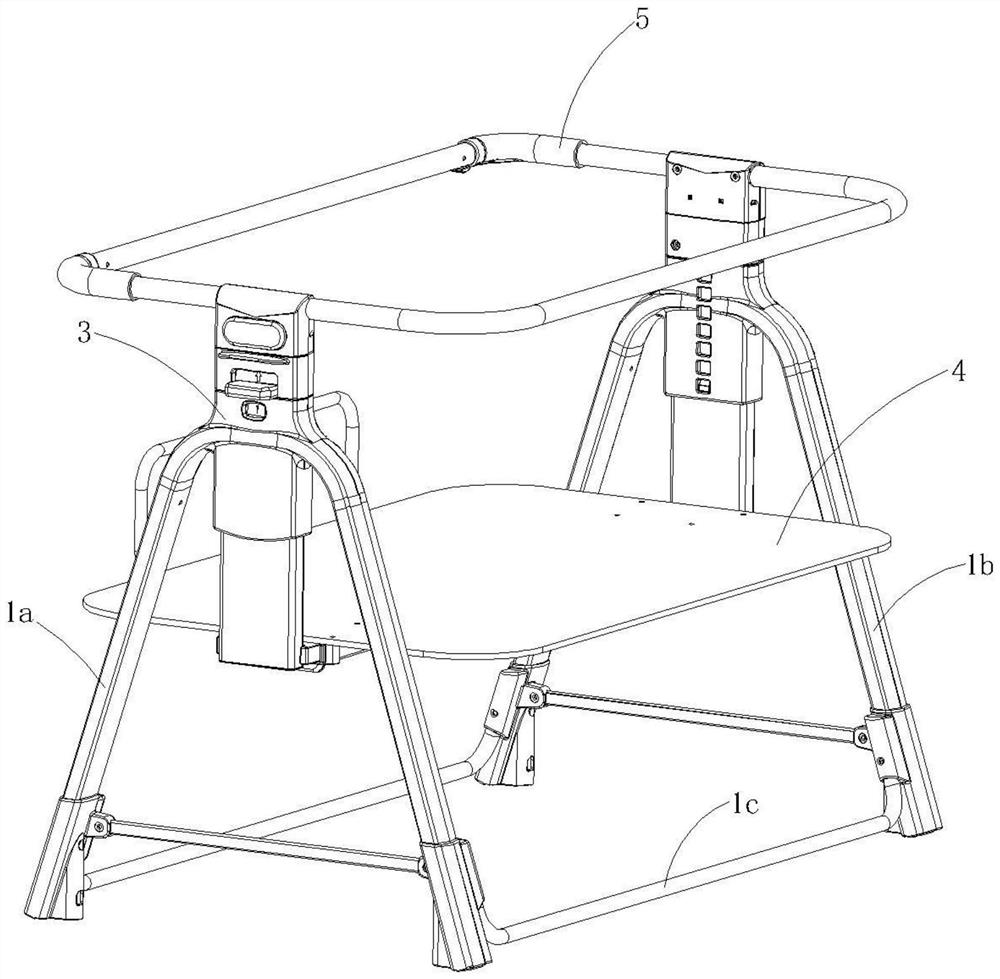 Child bed capable of being converted into swing