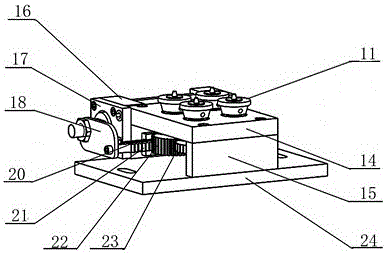 A medical precision regulator assembly device and assembly method thereof