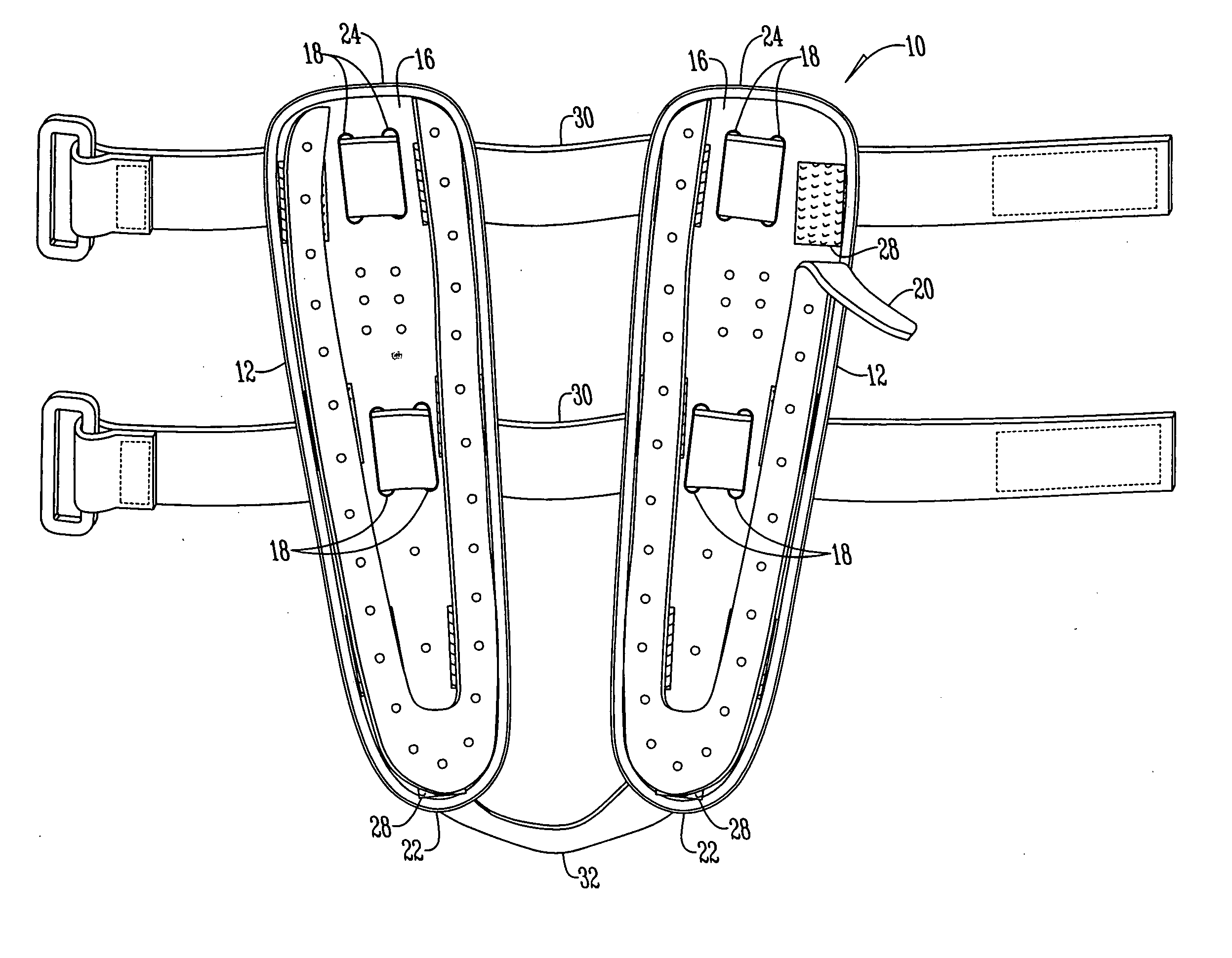 Ankle stirrup brace