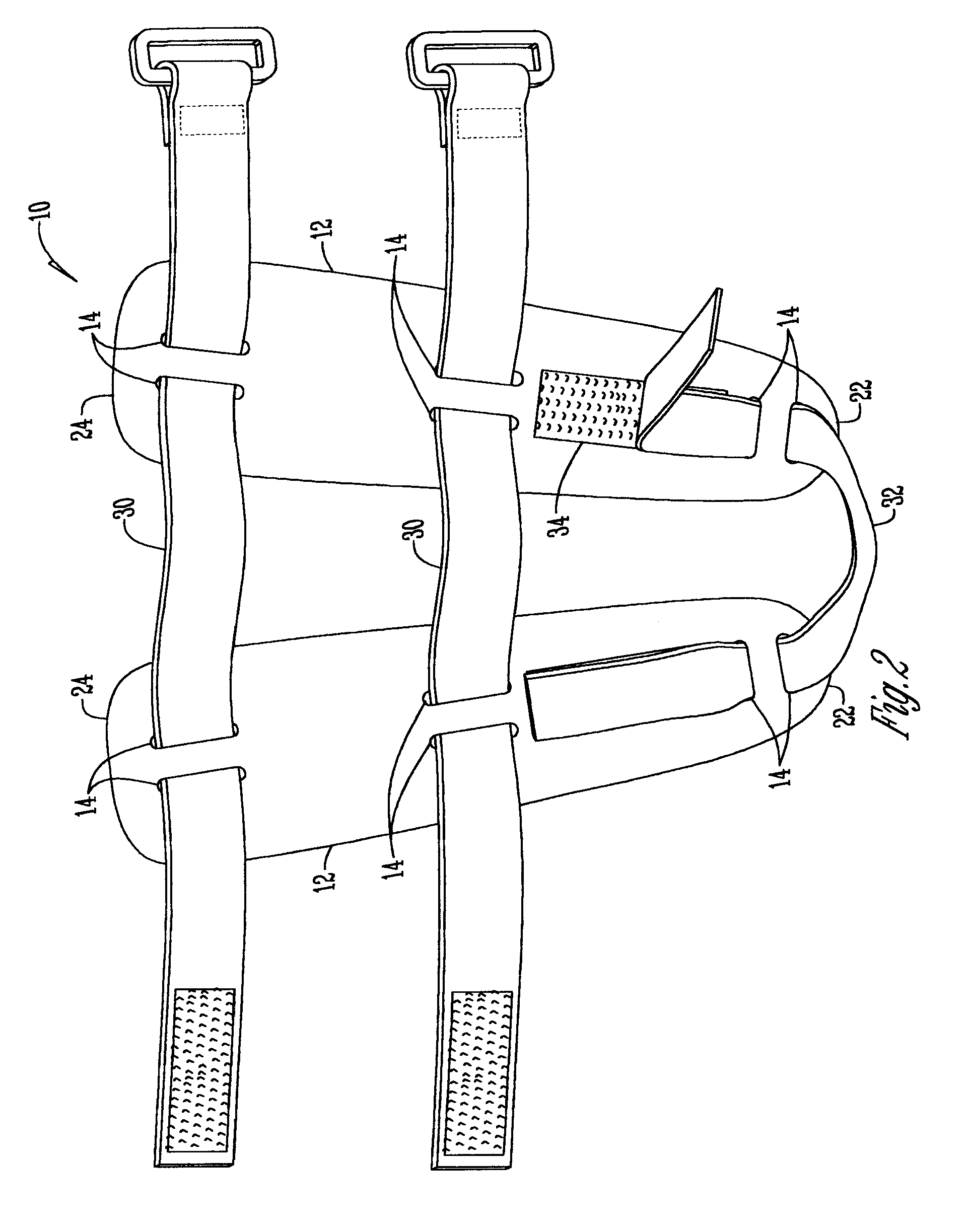 Ankle stirrup brace