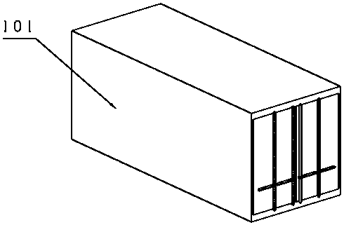 Movable exhibition hall based on cooperative work of AGV and robot and construction method of movable exhibition hall