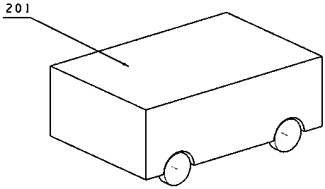 Movable exhibition hall based on cooperative work of AGV and robot and construction method of movable exhibition hall