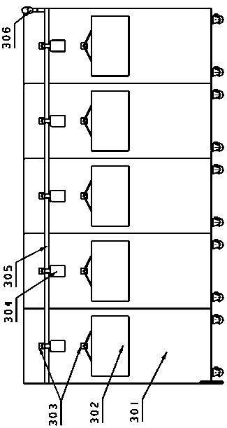 Movable exhibition hall based on cooperative work of AGV and robot and construction method of movable exhibition hall