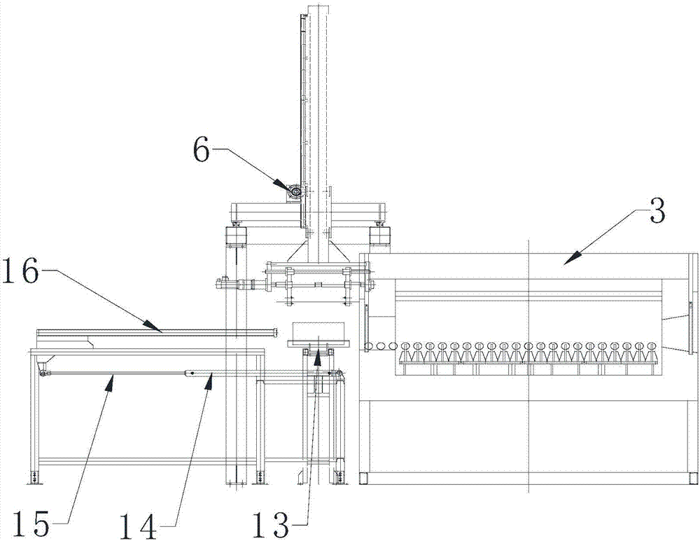 Full-automatic heating production line for short aluminum bars and method thereof