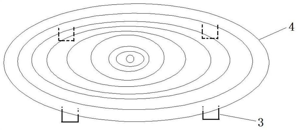 Manufacturing method of deformed annual line wood board