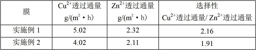 Ion exchange composite film with selectivity on single cation