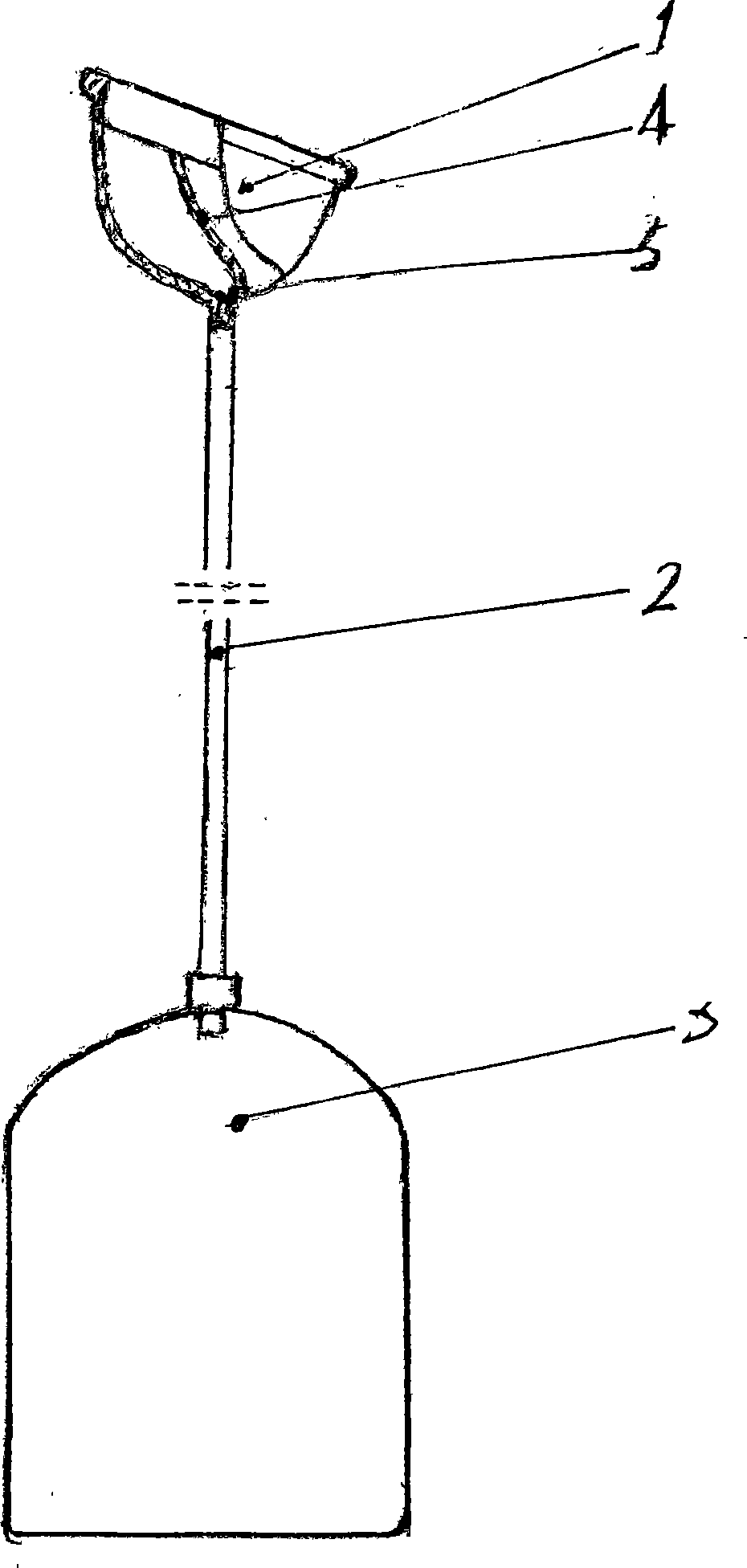 Safety urine receptacle used by male uracratia patients