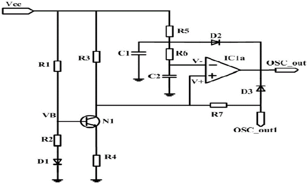 An oscillator for a pwm controller