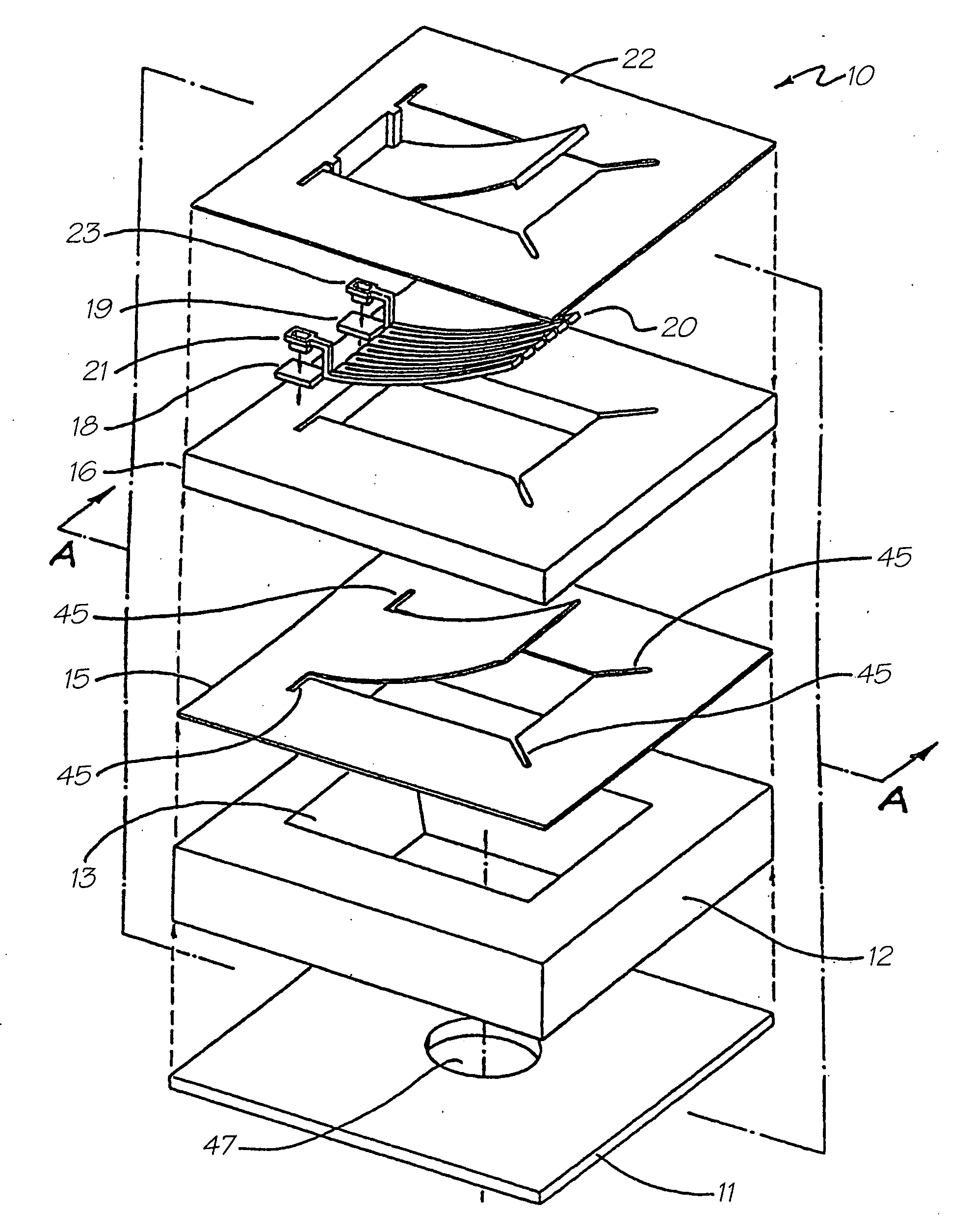 Printhead integrated circuit with large array of droplet ejectors