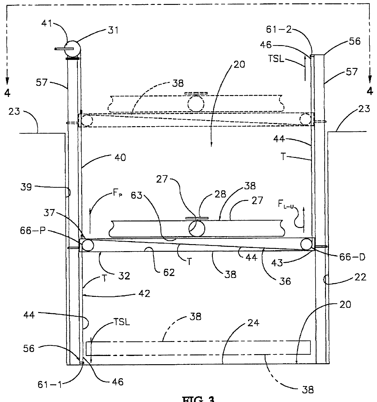 Method for compound movement of an aeration unit