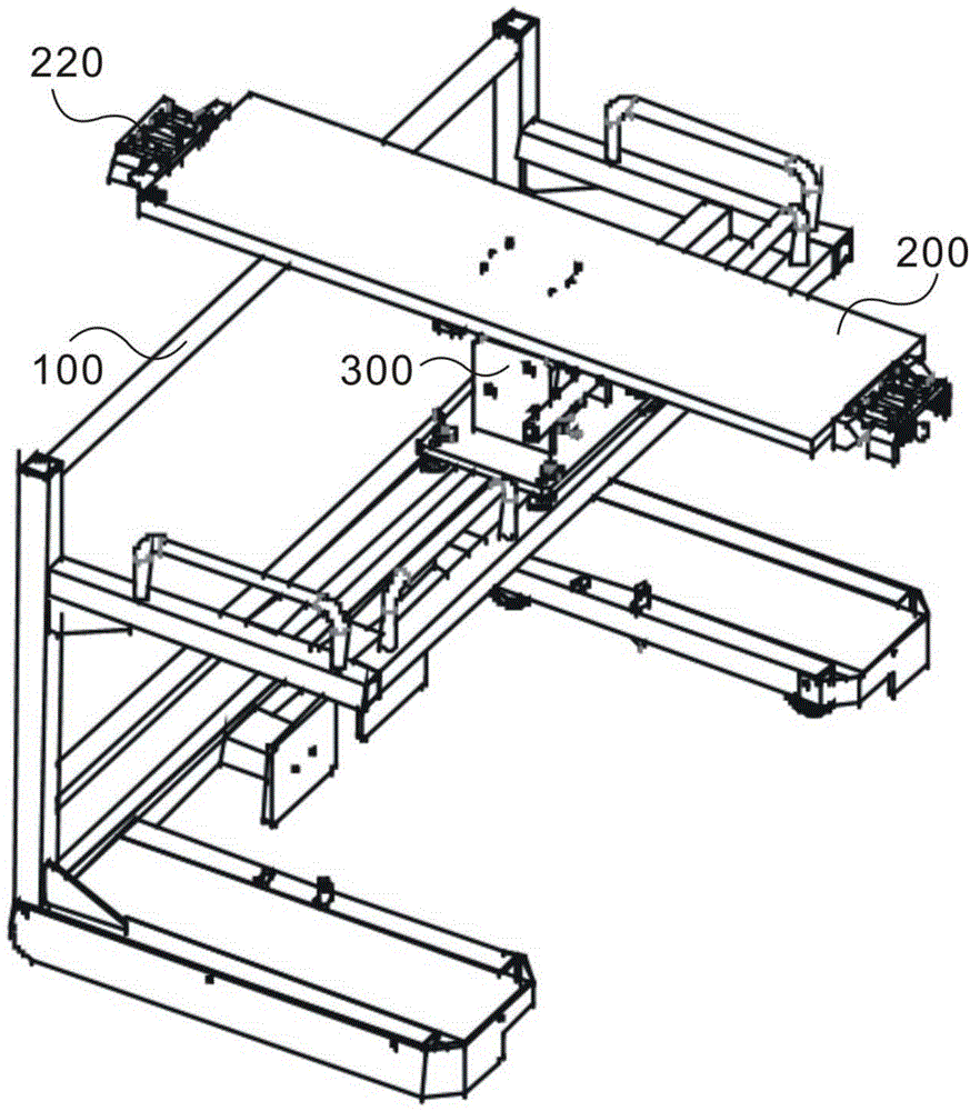 Graphite boat trolley convenient for loading and unloading sheet