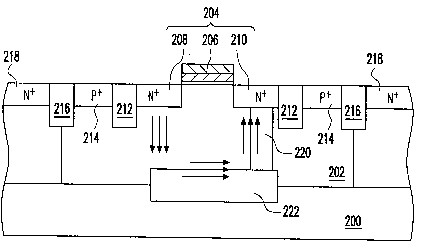 Structure and fabrication method of electrostatic discharge protection circuit