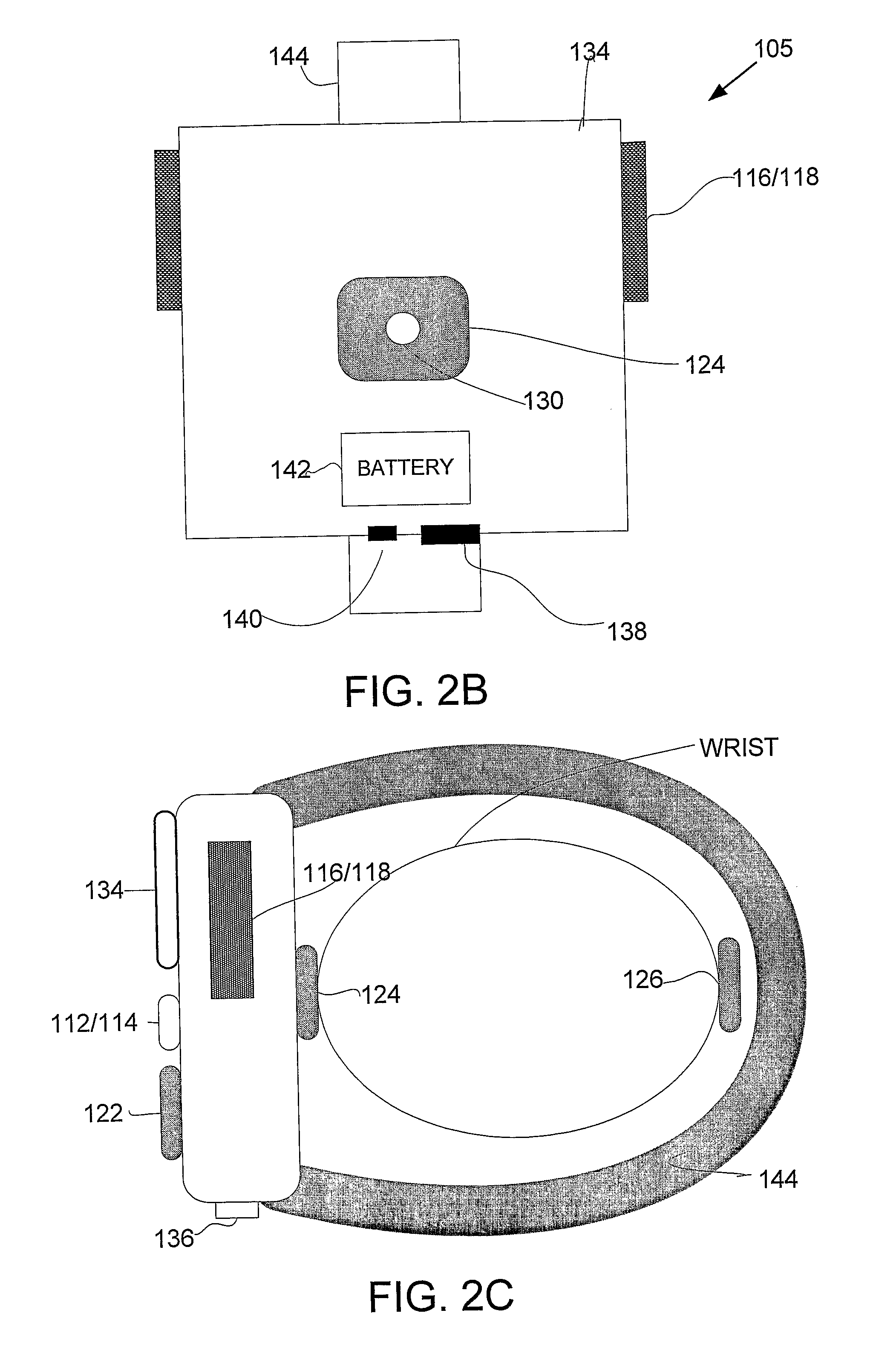 Wearable device, system and method for monitoring physiological and/or environmental parameters