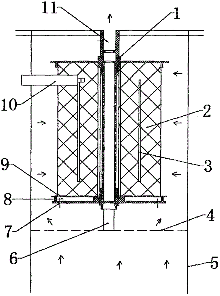 Element body of intelligent oil filtering device