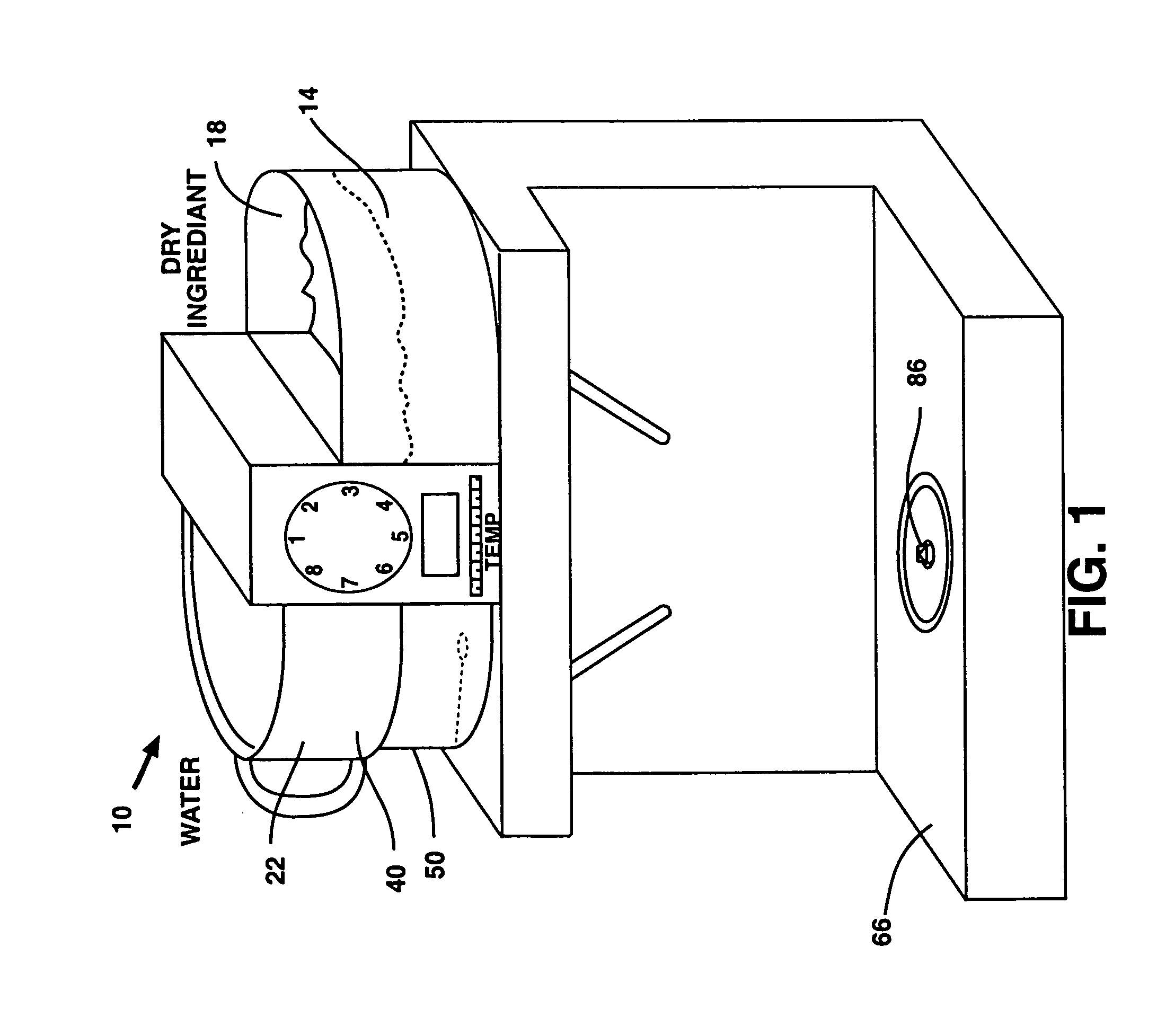 Formula mixing appliance