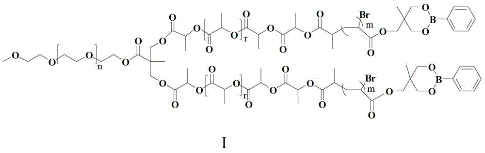 A biodegradable and sugar-responsive Y-shaped polymer drug delivery material and its preparation