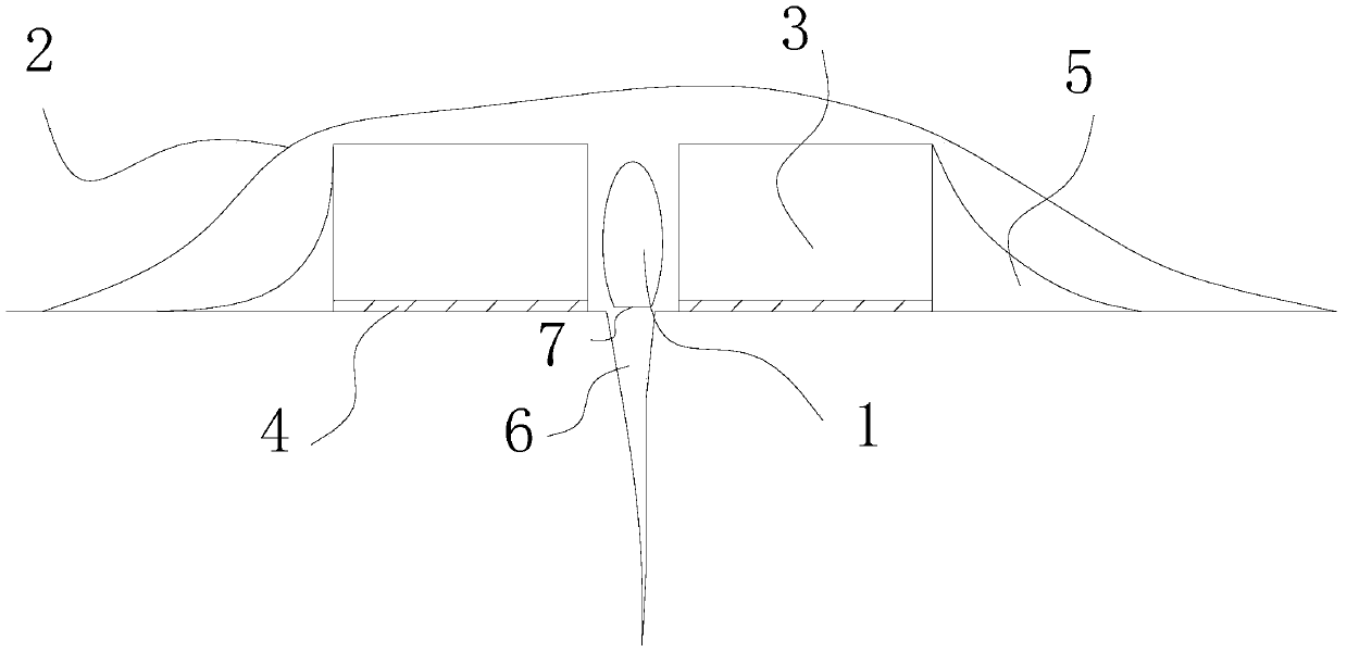 Negative pressure tension reducing suture device for skin wound