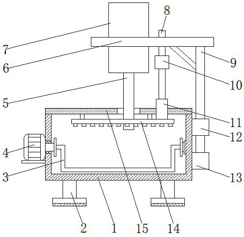 Automatic dough kneading machine and using method thereof