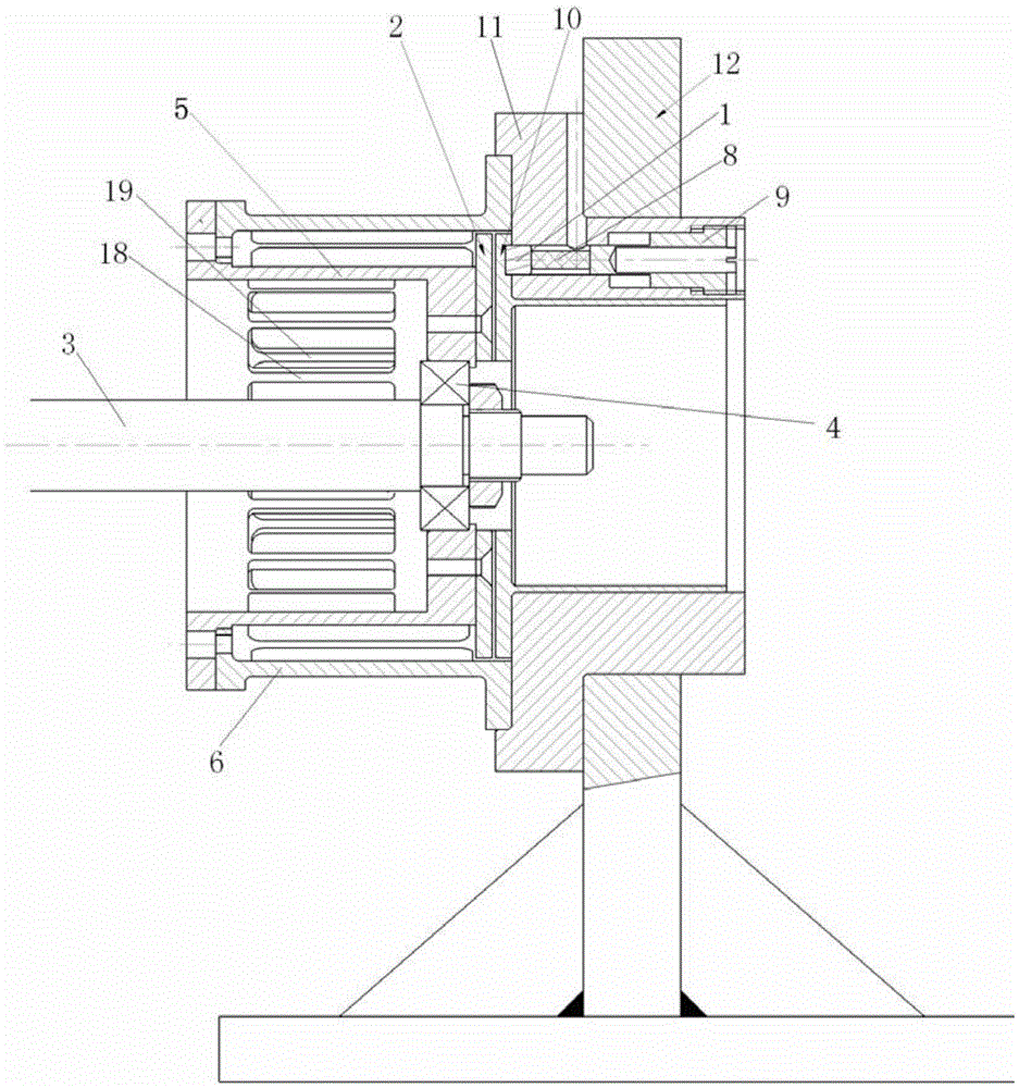 Elastic support dry-friction damper with intelligent structure