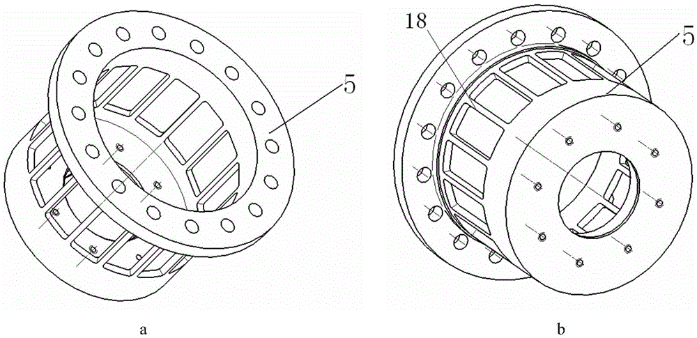 Elastic support dry-friction damper with intelligent structure