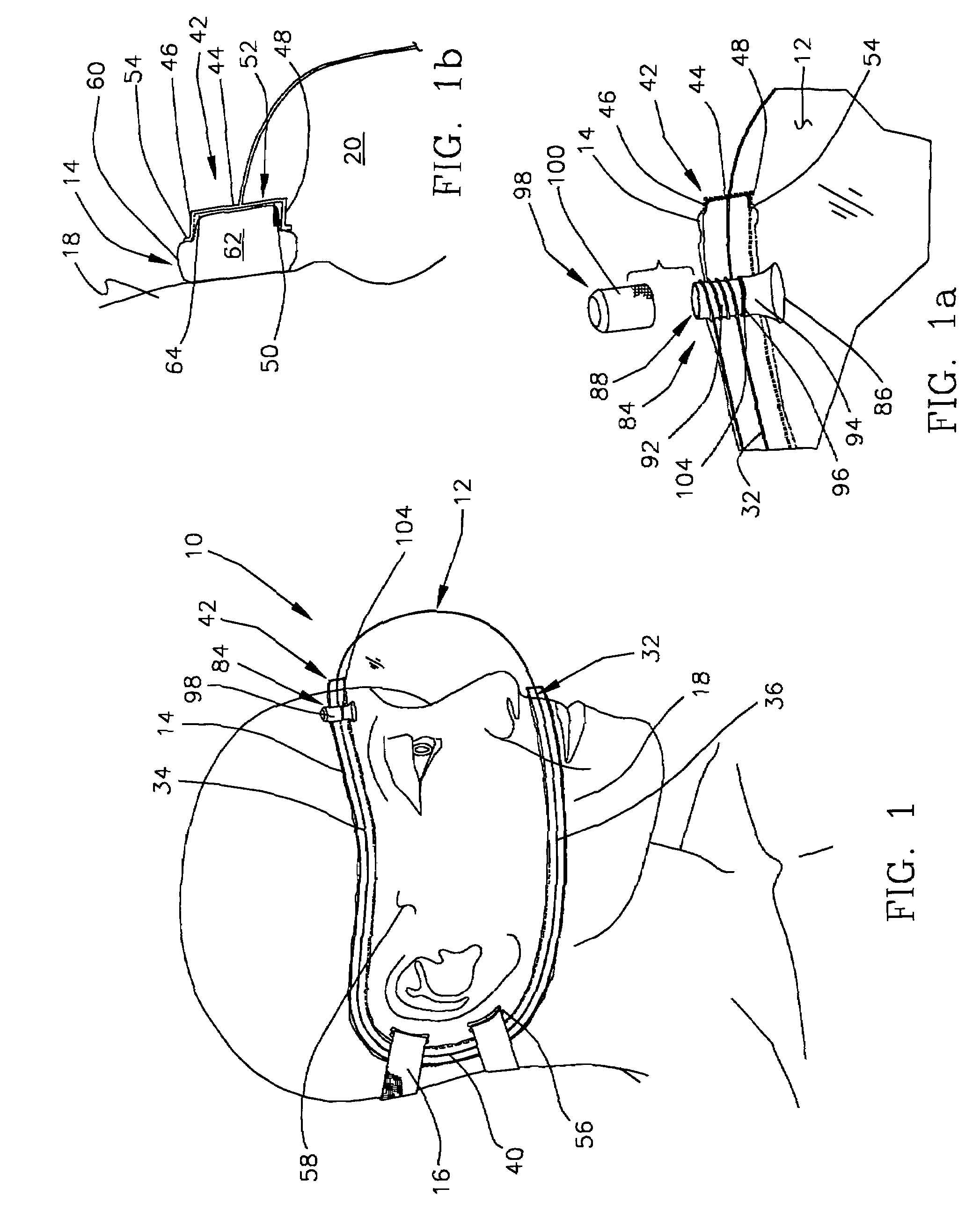 Periphery view goggle and remote breathing assembly