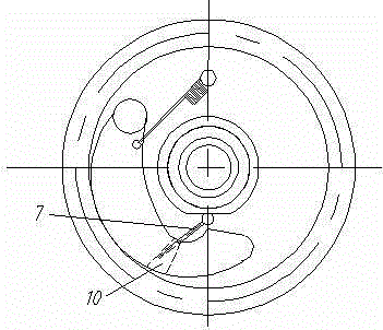 Three-wheel motorcycle engine decompression starting mechanism