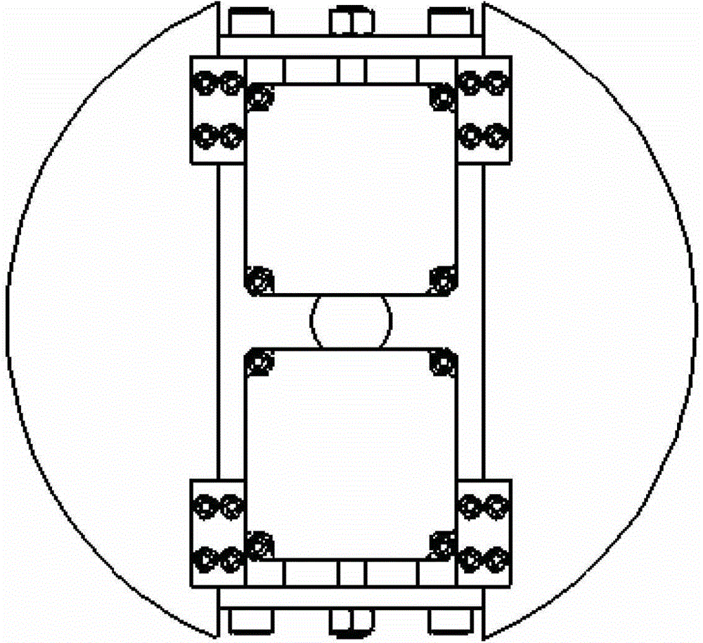 Height-adjustable three-shaft rounding forming machine