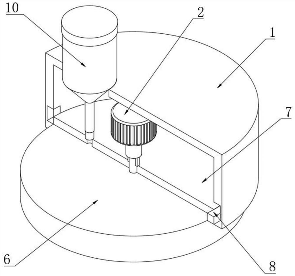 Integrated wiping device for automobile waxing