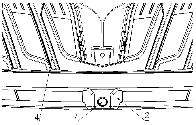 Detachable camera support