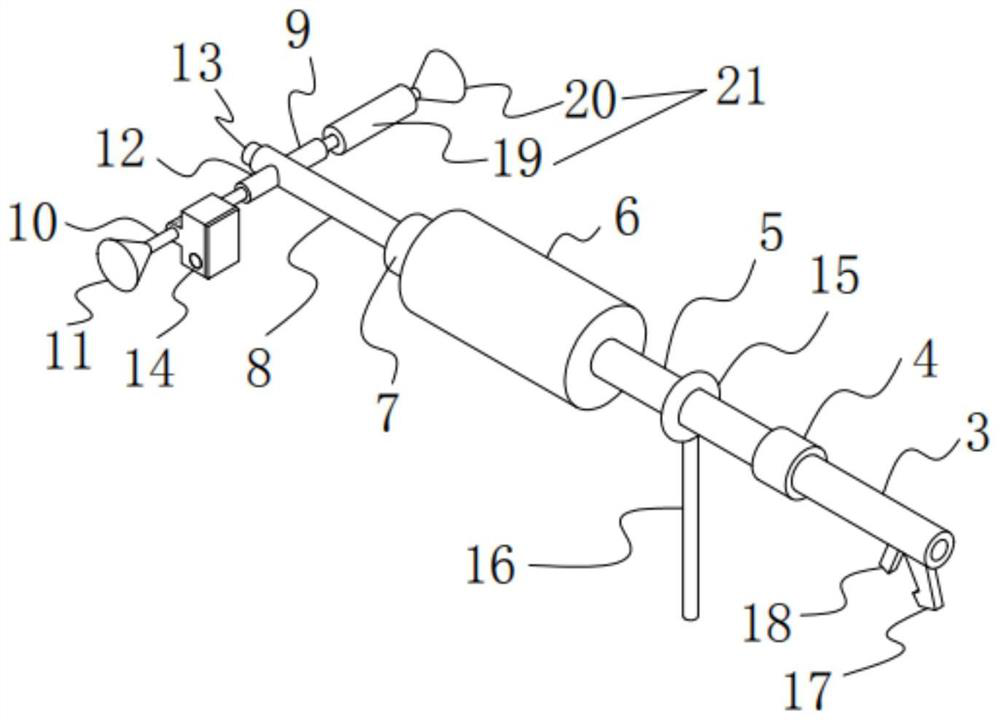 An intelligent airless spray gun for semi-enclosed space spraying